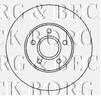 BORG & BECK bbd4451 -  Тормозной диск